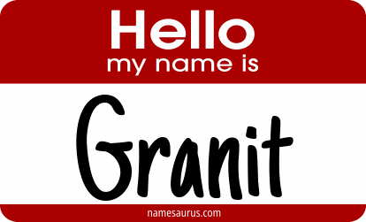 Hello my name is Granit png download