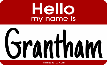 Hello my name is Grantham png download