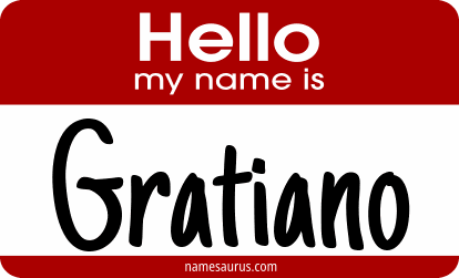 Hello my name is Gratiano png download