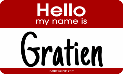 Hello my name is Gratien png download