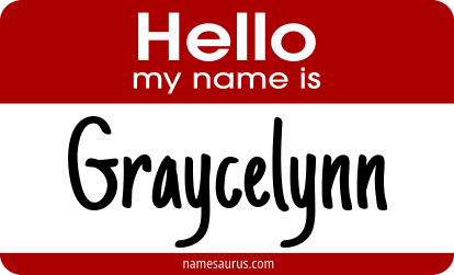 Hello my name is Graycelynn png download