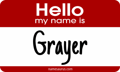 Hello my name is Grayer png download