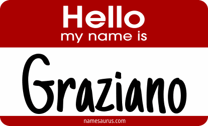Hello my name is Graziano png download