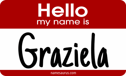 Hello my name is Graziela png download