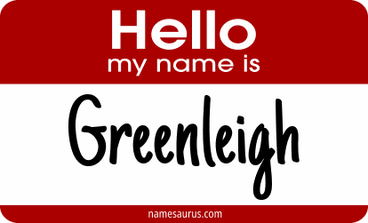 Hello my name is Greenleigh png download
