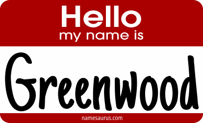 Hello my name is Greenwood png download