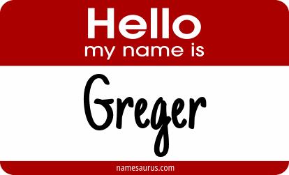 Hello my name is Greger png download