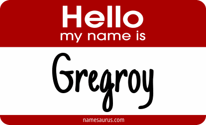 Hello my name is Gregroy png download