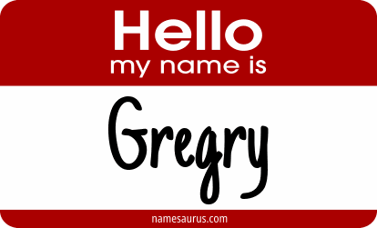 Hello my name is Gregry png download