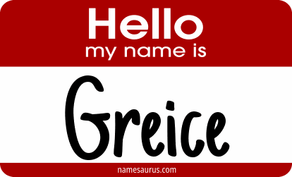 Hello my name is Greice png download