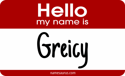 Hello my name is Greicy png download