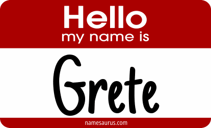 Hello my name is Grete png download