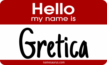 Hello my name is Gretica png download