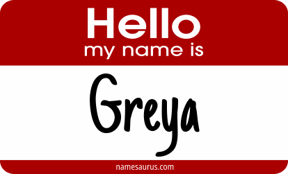 Hello my name is Greya png download