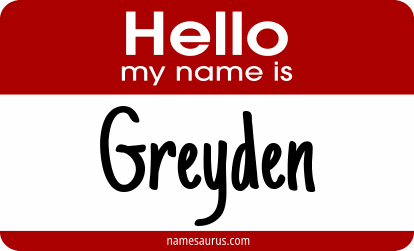 Hello my name is Greyden png download