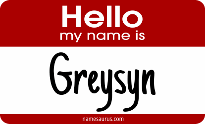 Hello my name is Greysyn png download
