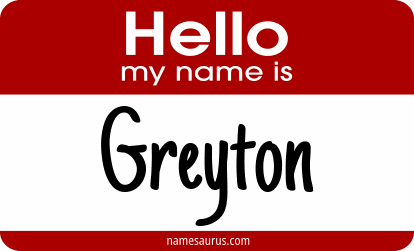 Hello my name is Greyton png download