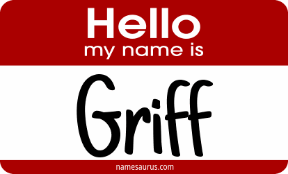 Hello my name is Griff png download