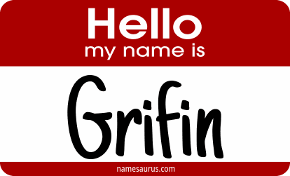 Hello my name is Grifin png download