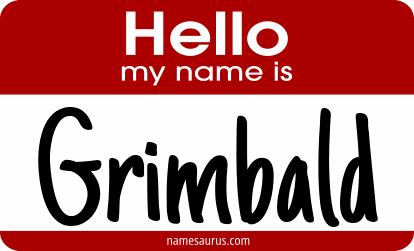 Hello my name is Grimbald png download