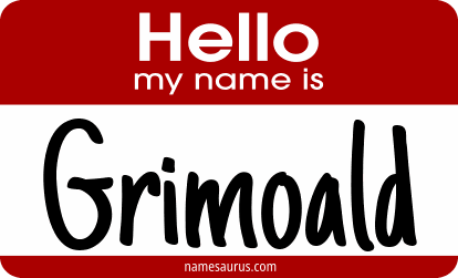 Hello my name is Grimoald png download