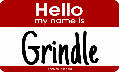 Hello my name is Grindle png download