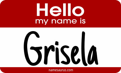 Hello my name is Grisela png download