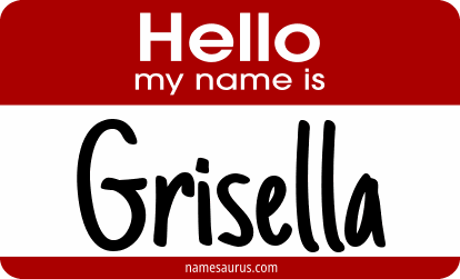 Hello my name is Grisella png download