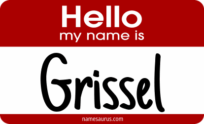 Hello my name is Grissel png download