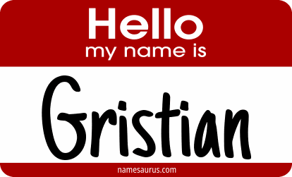 Hello my name is Gristian png download