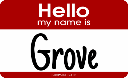 Hello my name is Grove png download