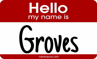 Hello my name is Groves png download
