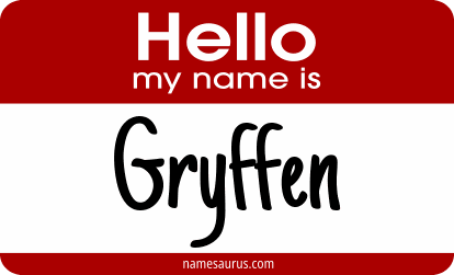 Hello my name is Gryffen png download