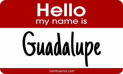 Hello my name is Guadalupe png download
