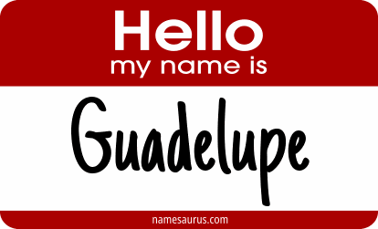 Hello my name is Guadelupe png download