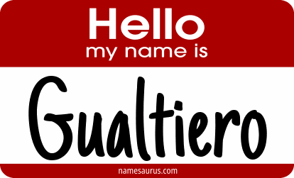 Hello my name is Gualtiero png download