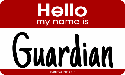 Hello my name is Guardian png download
