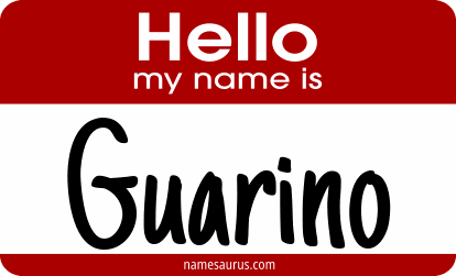 Hello my name is Guarino png download