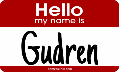 Hello my name is Gudren png download