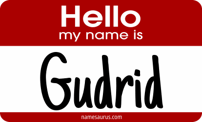 Hello my name is Gudrid png download