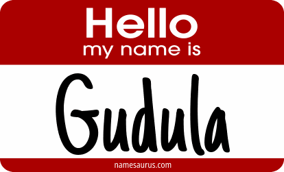Hello my name is Gudula png download