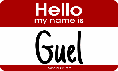 Hello my name is Guel png download