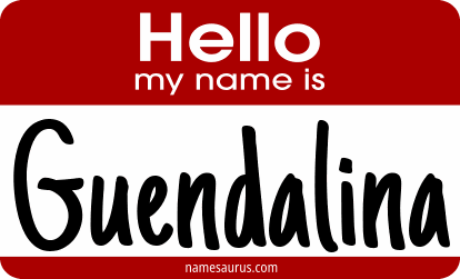 Hello my name is Guendalina png download