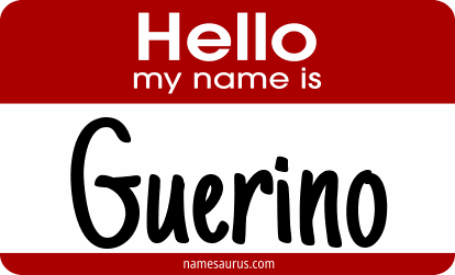 Hello my name is Guerino png download