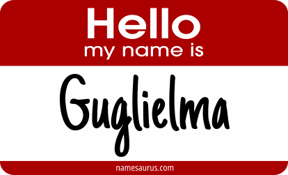 Hello my name is Guglielma png download