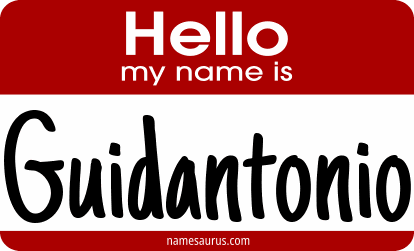 Hello my name is Guidantonio png download