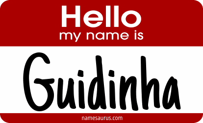 Hello my name is Guidinha png download