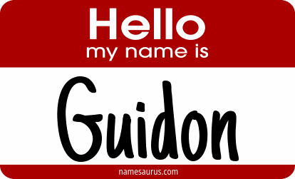 Hello my name is Guidon png download
