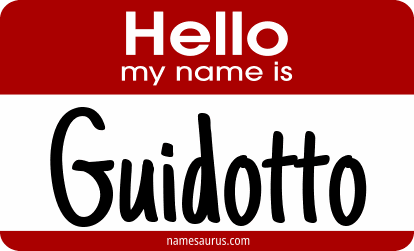 Hello my name is Guidotto png download