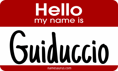 Hello my name is Guiduccio png download